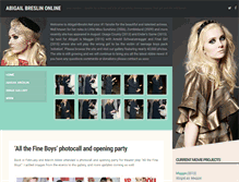 Tablet Screenshot of abigail-breslin.net